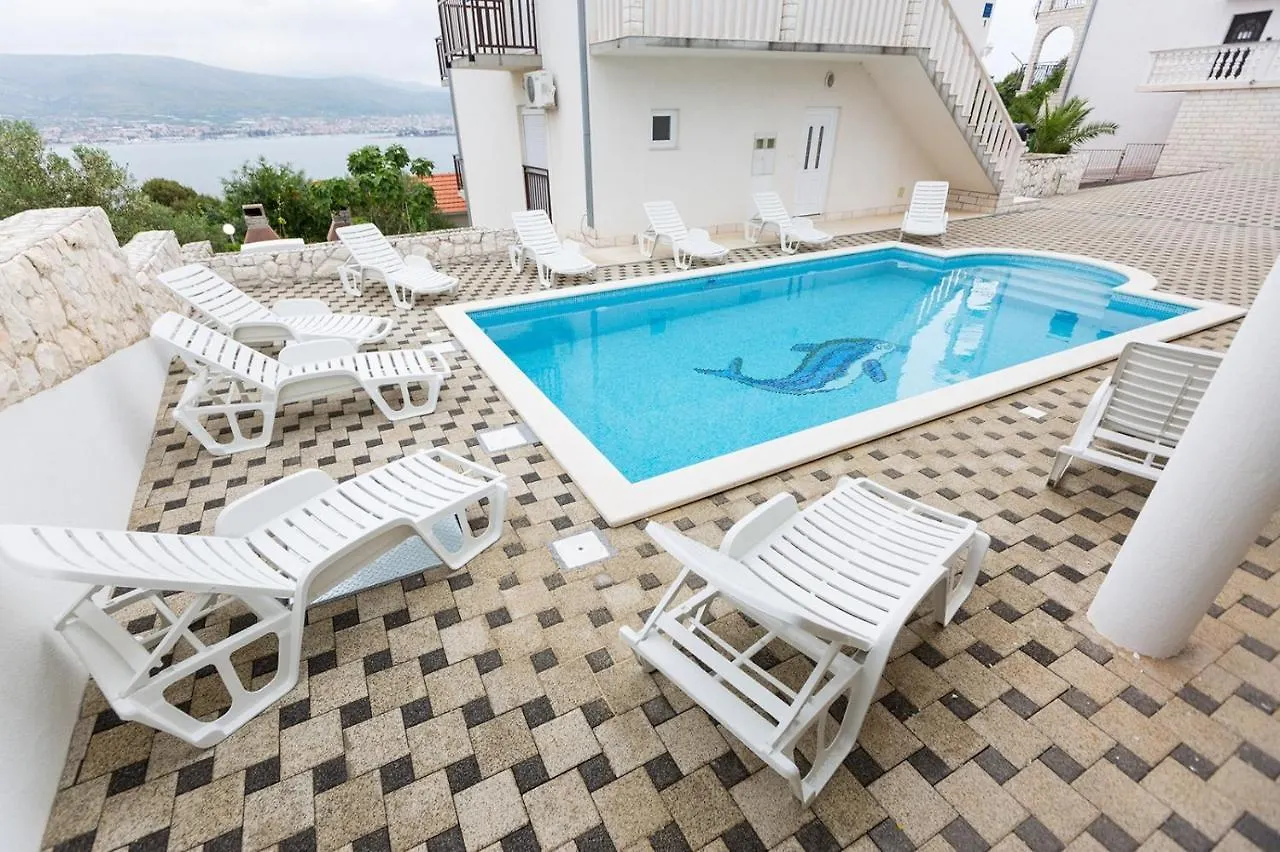 Apartment In Okrug Donji With Sea View, Balcony, Air Conditioning, Wifi 5166-3 Donji Okrug  Hırvatistan